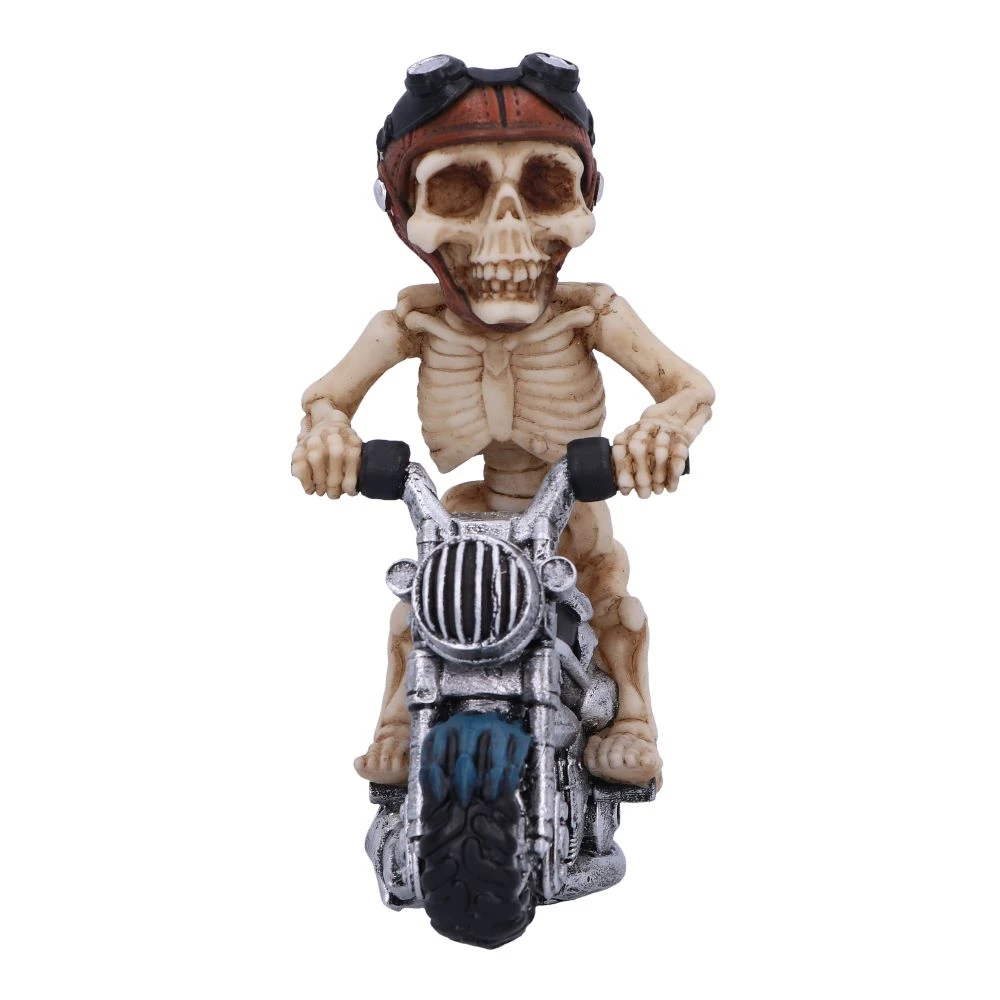 Skelecruiser – Figurina Craniu pe Motocicleta - Decor Gothic Rebel [1]