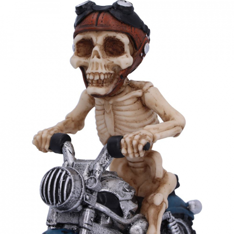 Skelecruiser – Figurina Craniu pe Motocicleta - Decor Gothic Rebel [6]