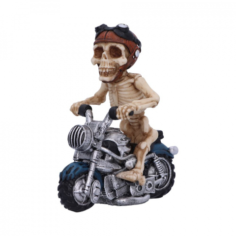 Skelecruiser – Figurina Craniu pe Motocicleta - Decor Gothic Rebel [3]