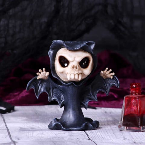 Decor - Statuetă gotică "Grim Reaper Bat Vamp Statue"
