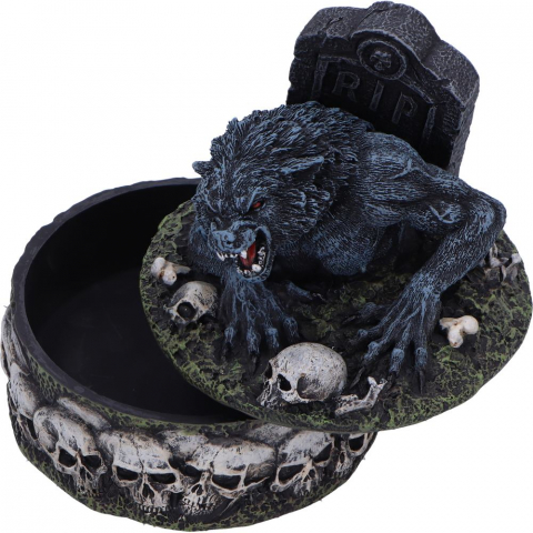 Statueta Treasures of the Lycan – Lup si Craniu [7]