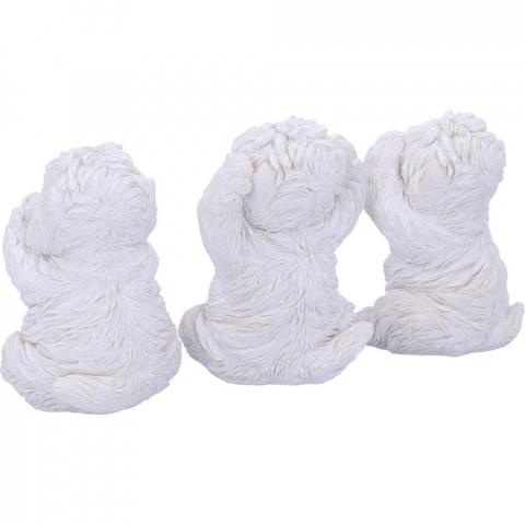 Three Wise Westies – Figurine Westie "Nu vad, nu aud, nu vorbesc"​ [6]