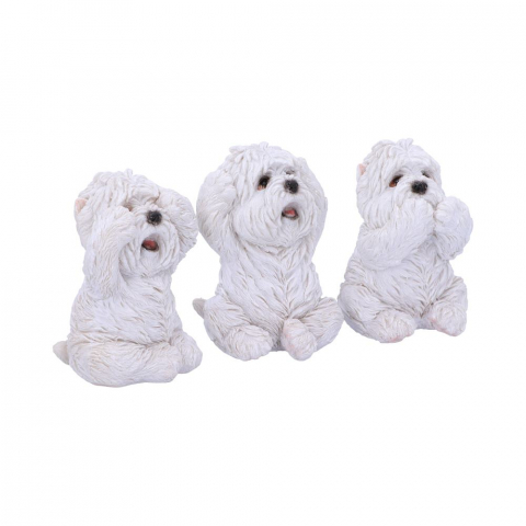 Three Wise Westies – Figurine Westie "Nu vad, nu aud, nu vorbesc"​ [4]