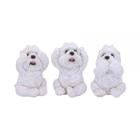 Three Wise Westies – Figurine Westie "Nu vad, nu aud, nu vorbesc"​ [2]