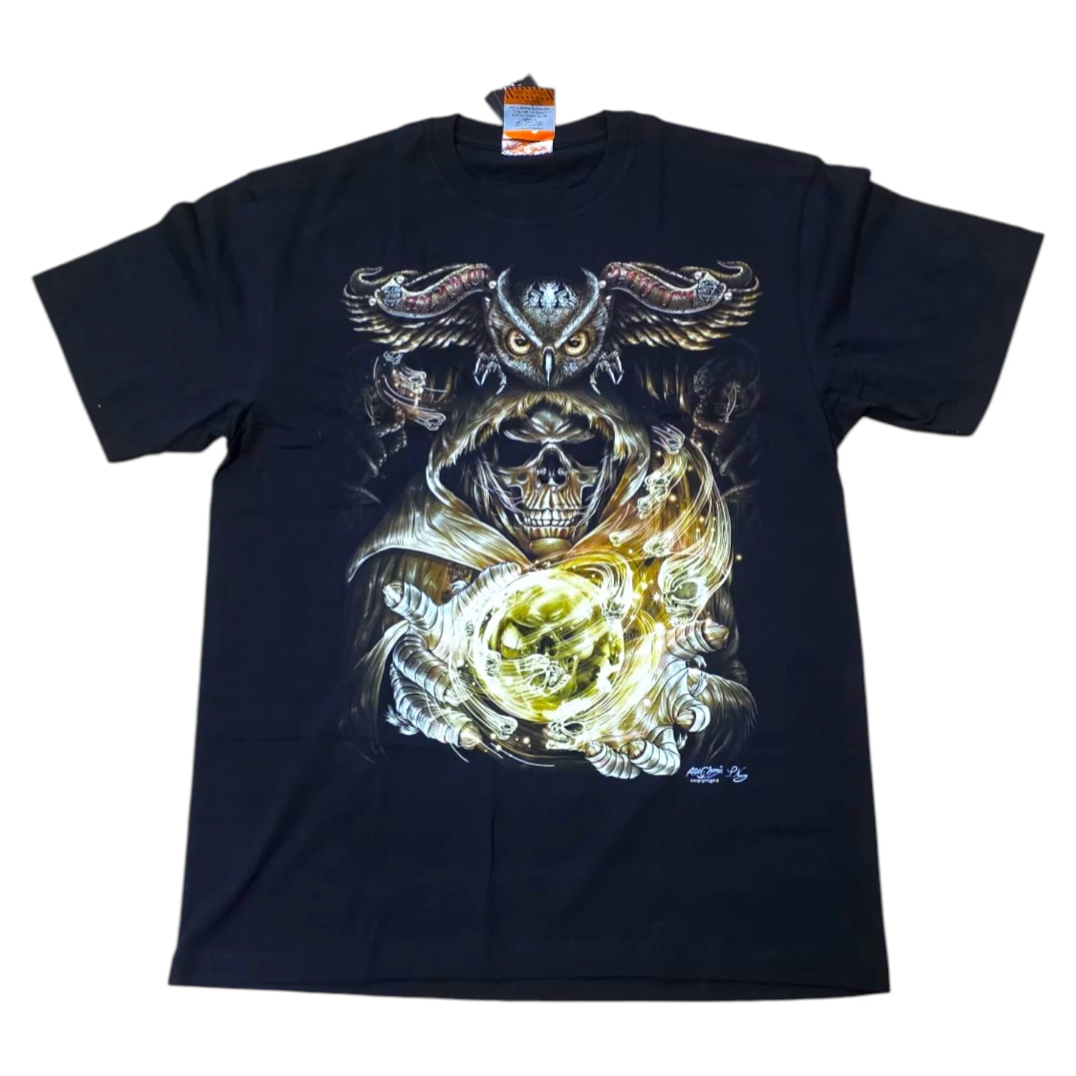 Tricouri RockChang – Arta rock autentica din Thailanda - Tricou RockChang Dark Wizard Skull Gothic