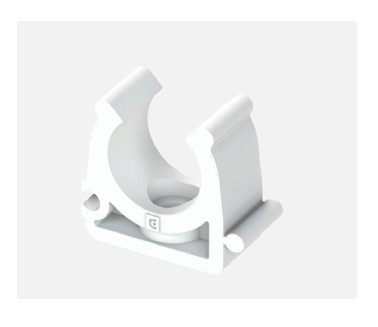 Clema fixare tub simpla 40 mm ppr, AQUAPLAST, 40, Material polipropilena, Pn 25, Ts en iso 15874-3, Pp type 3 [1]