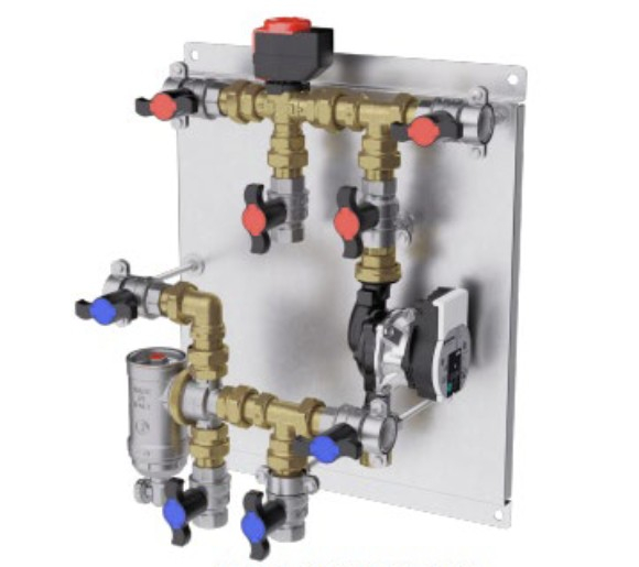 Grup distribuitor ( kv.11 ) + r146c, GIACOMINI, 40 sec -vana, Produs rezistent si usor de montat [1]