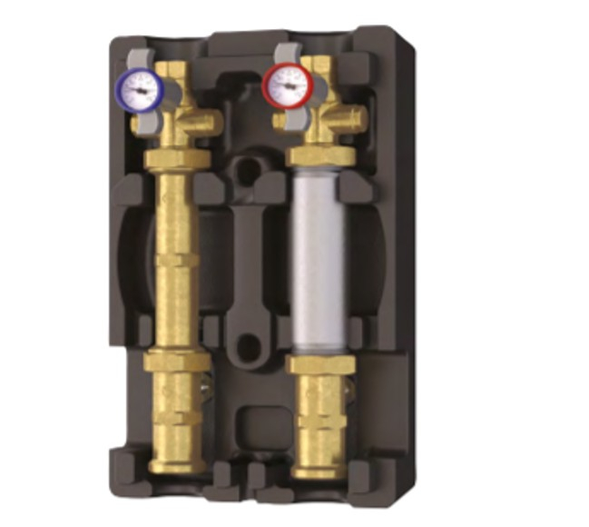 Grup distributie r586 fara circulator, GIACOMINI, 0, Produs rezistent si usor de montat [1]
