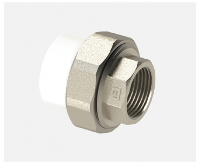 Racord pprc olandez filet interior 50x11/2, AQUAPLAST, 50-11/2", Material polipropilena, Racord olandez f, Pn 25 [1]