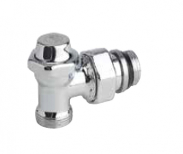 Robinet colt retur cromat 1/2x16, 1/2" x permite control precis al debitului de apa, Prevenind consumul inutil [1]