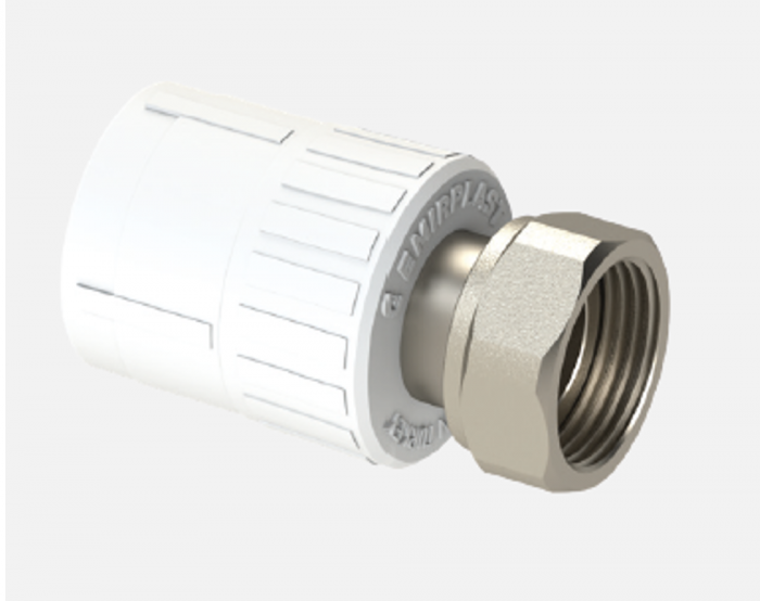 Semiolandez drept ppr 32x1`, AQUAPLAST, 32-1", Material polipropilena, Rac. semiolandez , Drept, Pn 25 [1]