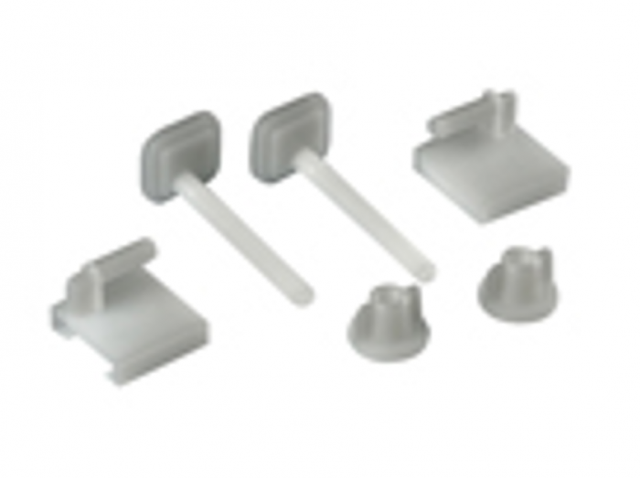 Set fixare colac wc plastic, Remer, 0, Produs rezistent si usor de montat, Ideal pentru instalatii durabile [1]