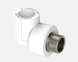 Fitting teava - Cot 90 cu filet met ext 32/1 ppr, AQUAPLAST, 32 x 1", Material polipropilena, Racord curb m, Pn 25