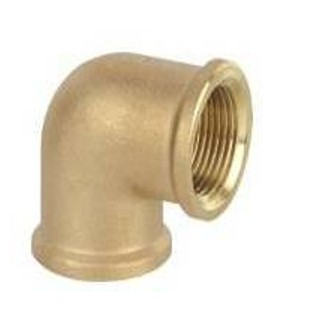 Instalatii de alimentare - Cot alama ff 1/2 , HOFBAU, 1/2", Faciliteaza schimbarea directiei conductelor