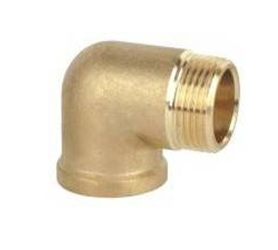 Instalatii de alimentare - Cot alama mf 1 1/2, HOFBAU, 11/2", Faciliteaza schimbarea directiei conductelor