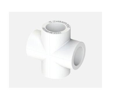 Fitting teava - Cruce pprc 20 mm, AQUAPLAST, 20, Material polipropilena, Cruce, Pn 25, Ts en iso 15874-3, Pp type 3