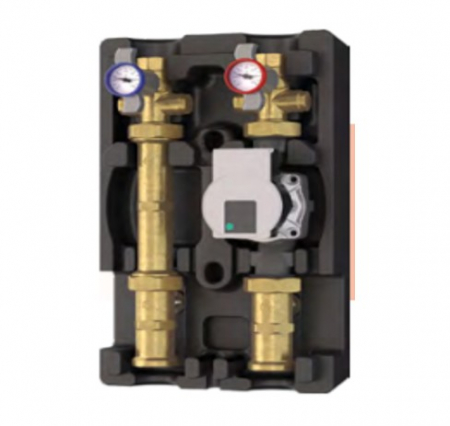 Colectoare si distribuitoare - Grup distributie r586, GIACOMINI, 0, Produs rezistent si usor de montat, Ideal pentru instalatii durabile