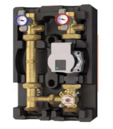 Colectoare si distribuitoare - Grup pompare cu valva amestec, GIACOMINI, 0, Produs rezistent si usor de montat, Ideal pentru instalatii durabile