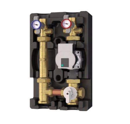 Colectoare si distribuitoare - Grup pompare cu valva termo, GIACOMINI, 0, Produs rezistent si usor de montat, Ideal pentru instalatii durabile