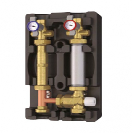 Colectoare si distribuitoare - Grup pompare cu vana termostatata fara circulator, GIACOMINI, 0, Produs rezistent si usor de montat