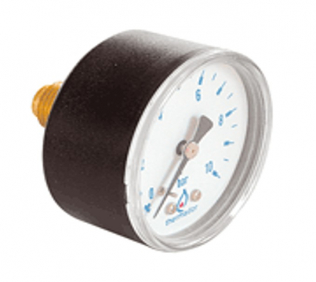 Rezistente, supape si alte accesorii - Manometru orizontal 50 0-6 bar, THERMADOR, 50-6 bar, Produs rezistent si usor de montat