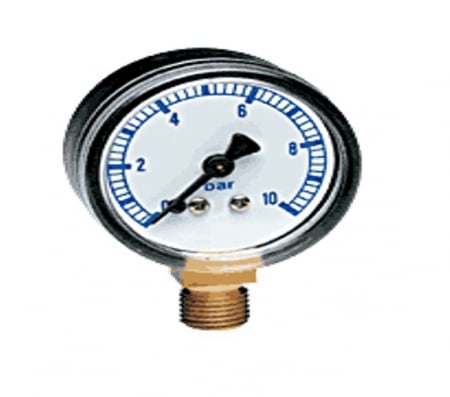 Rezistente, supape si alte accesorii - Manometru vertical 50 0-6 bar, THERMADOR, 50-6 bar, Produs rezistent si usor de montat, Ideal pentru instalatii durabile
