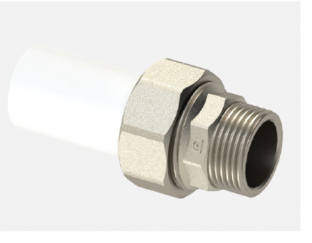 Racorduri - Olandez lung ppr fe 20x1/2, 20 x 1/2'' material polipropilena, Racord olandez m, Lung, Pn 25, Ts en iso 15874-3