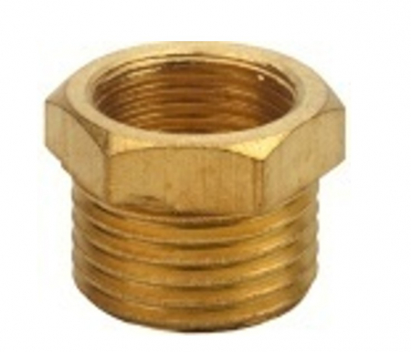 Fitting teava - Reductie hexagonala alama 1` 3/4, Remer, 3/4"-1", Produs rezistent si usor de montat, Ideal pentru instalatii durabile