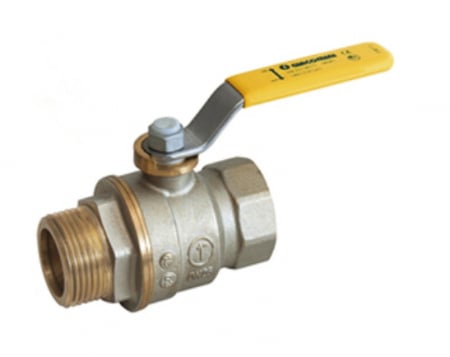 Robineti si valve gaz - Robinet 1" gaz maneta giacomini mf, GIACOMINI, 1", Permite control precis al debitului de apa, Prevenind consumul inutil