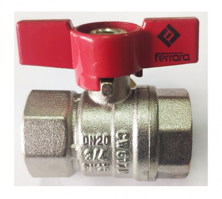 Robineti si valve - Robinet alama trecere 3/4 ff, FERRARA, 3/4", Permite control precis al debitului de apa, Prevenind consumul inutil