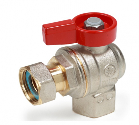 Robineti si valve - Robinet colt cu semiolandez 1/2x1/2 ff, GIACOMINI, 1/2" x 1/2", Permite control precis al debitului de apa