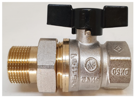 Robineti si valve - Robinet cu olandez 1"mf, 1" permite control precis al debitului de apa, Prevenind consumul inutil