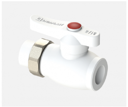 Robineti si valve - Robinet cu olandez 25 mm, AQUAPLAST, 25, Material polipropilena, Robinet cu olandez, Pn 25, Ts en iso 16135, Pp type 3