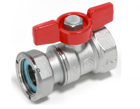 Robineti si valve - Robinet cu olandez ff 3/4 - 3/4 ean, GIACOMINI, 3/4" x 3/4", Permite control precis al debitului de apa