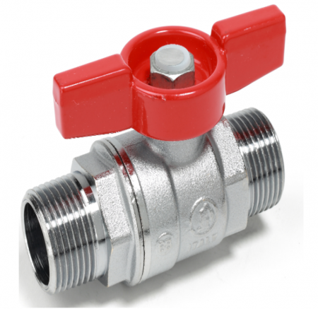 Robineti si valve - Robinet cu sfera nichelat mm 1/2, GIACOMINI, 1/2", Permite control precis al debitului de apa, Prevenind consumul inutil