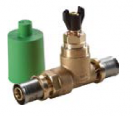 Robineti si valve - Robinet de trecere sertizare 16x2, GIACOMINI, 16x2, Permite control precis al debitului de apa