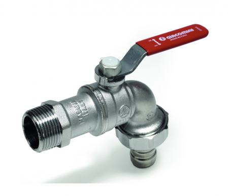 Robineti si valve - Robinet dublu servici 1/2, GIACOMINI, 1/2", Robinet dublu servici, Cu bila, Uni en 12165 cw617n