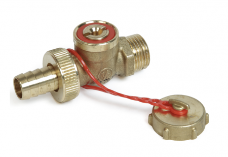 Robineti si valve - Robinet golire 1/2, GIACOMINI, 1/2", Robinet de golire, Antivandalism, Uni en 12165 cw617n , Stut din alama