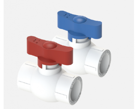 Calorifere si accesorii - Robinet ppr mini 20, 20 material polipropilena, Robinet cu bila, Mini, Pn 25, Ts en iso 16135, Pp type 3