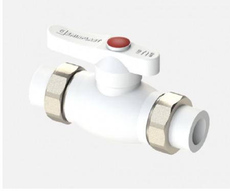 Robineti si valve - Robinet ppr olandez-olandez 25 mm, AQUAPLAST, 25, Material polipropilena, Robinet cu olandez, Egal, Pn 25