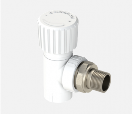 Calorifere si accesorii - Robinet radiator 20x1/2", 20vxv1/2 material polipropilena, Robinet cu ventil, Pt radiator, Pn 25, Ts en iso 16135