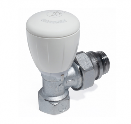 Calorifere si accesorii - Robinet radiator colt tur termostatabil 1/2, GIACOMINI, 1/2", Permite control precis al debitului de apa
