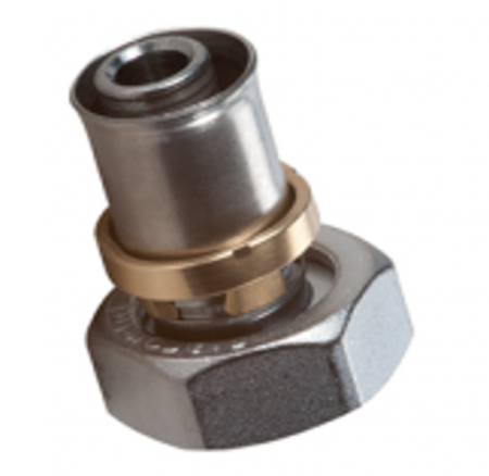 Instalatii de alimentare - Semiolandez drept sertizare 16x(16x2), GIACOMINI, 16x(16x2), Produs rezistent si usor de montat