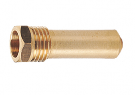 Instalatii de alimentare - Teaca termometru 1/2 100 mm, GIACOMINI, 1/2"-100mm, Produs rezistent si usor de montat, Ideal pentru instalatii durabile