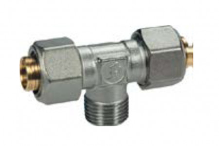 Fitting teava - Teu (16x2)x1/2(16x2) fe pex pert, GIACOMINI, 16x1/2"x16