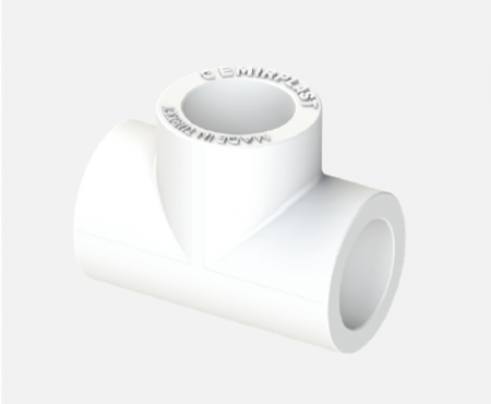 Instalatii de alimentare - Teu egal ppr 90 mm, AQUAPLAST, 90, Material polipropilena, Teu f/f/f, Pn 25, Ts en iso 15874-3, Pp type 3