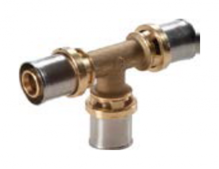 Instalatii de alimentare - Teu egal sertizare 16x16x16/2, GIACOMINI, 16x2