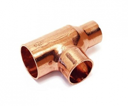 Instalatii de alimentare - Teu redus cu 22x22x18, HOFBAU, 22-22-18, Ideal pentru distributia uniforma a apei in instalatiile sanitare si termice