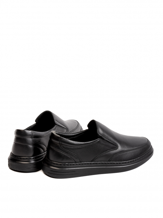 All Black Loafers – Piele Naturală, Design Elegant, Confort Maximal [4]