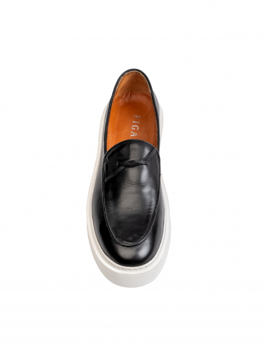 Black Top Loafers – Piele Naturală, Design Elegant, Confort Maximal [1]